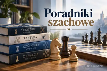 Poradniki szachowe – książki o strategii, taktyce, końcówkach i otwarciach obok szachownicy