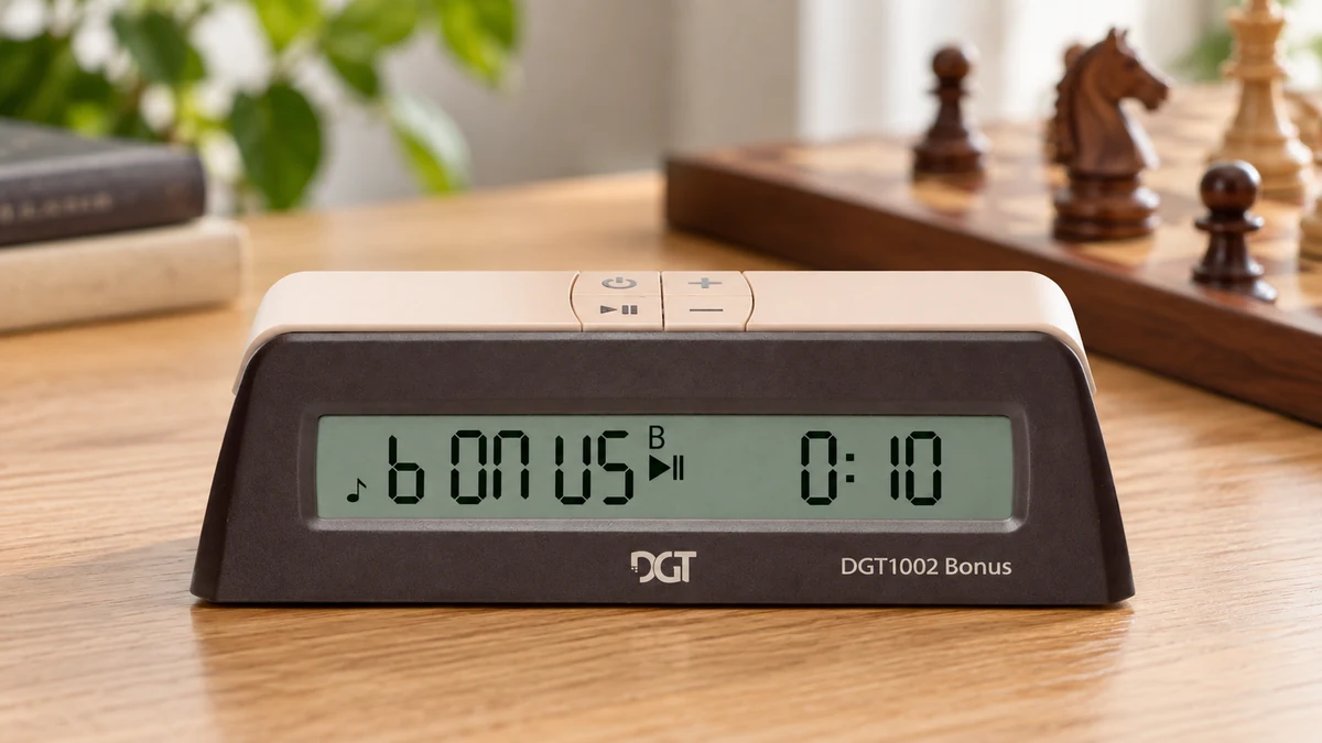 Zegar szachowy DGT 1002 Bonus z funkcją dodawania czasu